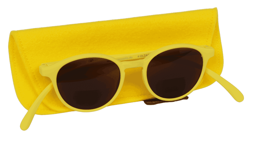 KLA-12SUNBIFO-VIBRANT-YELLOW_mit_etui No. 12 bifokal Vibrant yellow