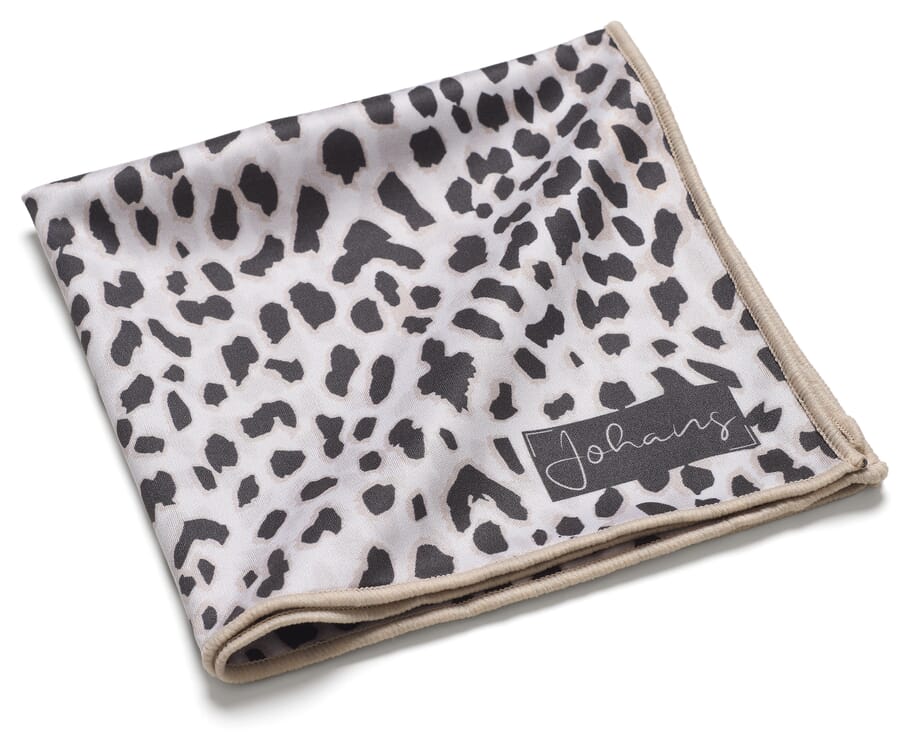 Johans-LEO-GREY Brillen- und Displaytuch LEO GREY
