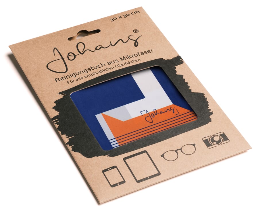 Johans-Tuch-STAGES-verpackung Brillen- und Displaytuch STAGES