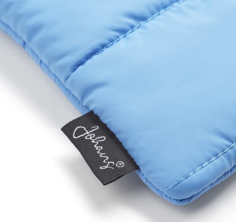 Johans_Puffybag-blau-detail Brillenetui Puffy Bag HIMMELBLAU