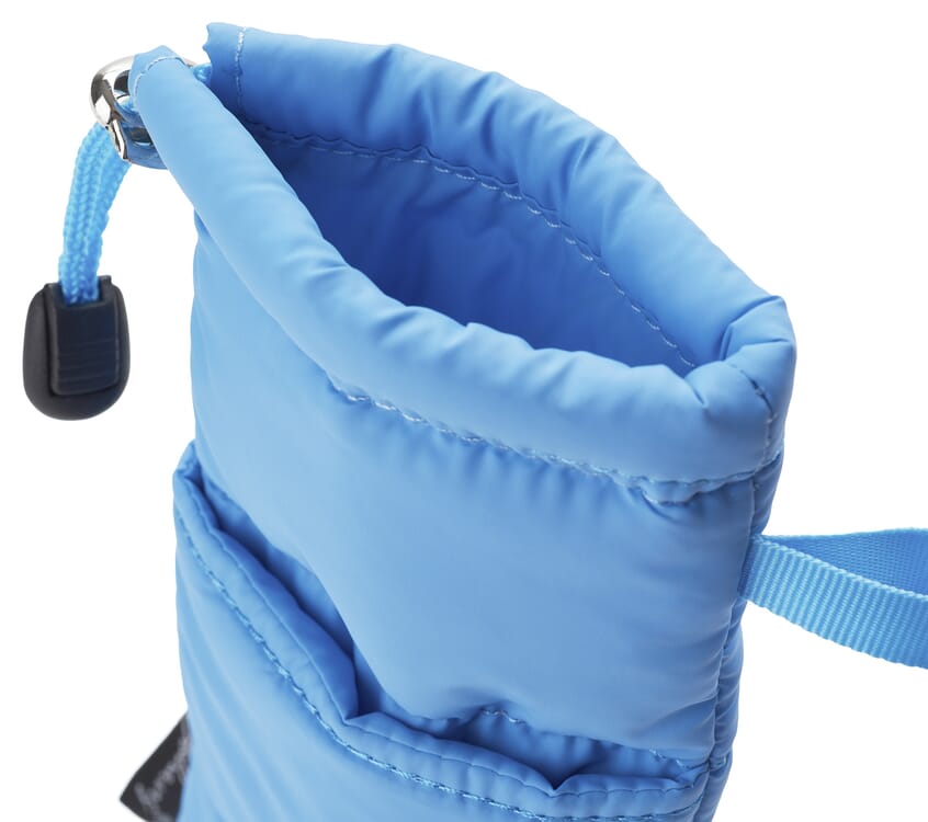 Johans_Puffybag-blau-oben Brillenetui Puffy Bag HIMMELBLAU