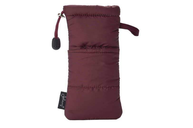 Johans_Puffybag-bordeauxrot-ganz Brillenetui Puffy Bag BORDEAUXROT