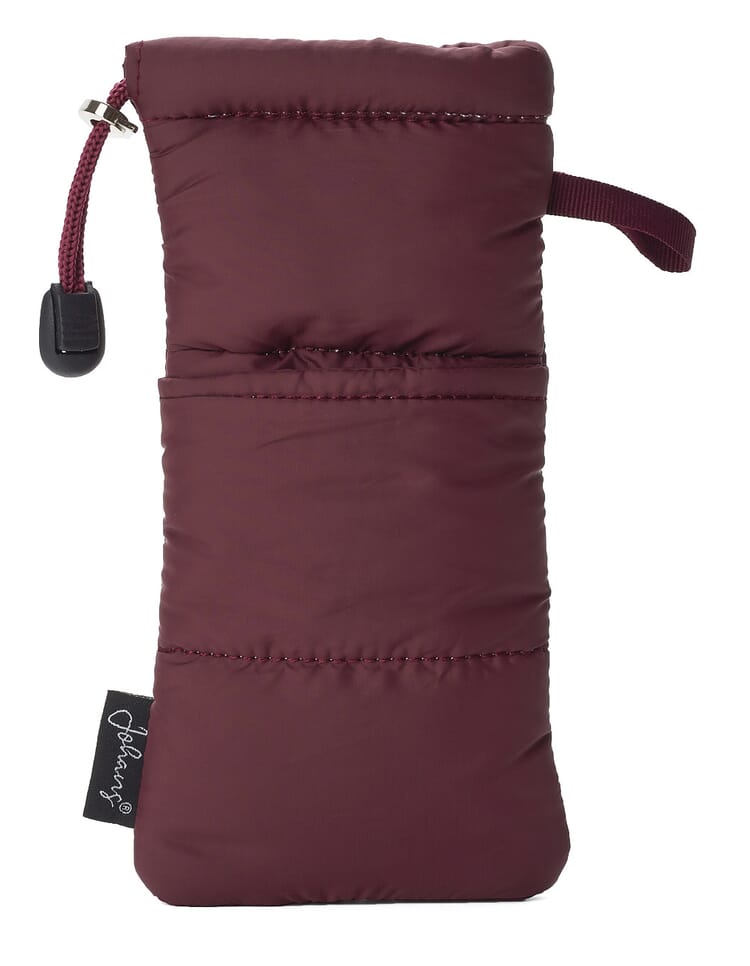 Johans_Puffybag-bordeauxrot-ganz Spectacle case Puffy Bag BORDEAUXROT