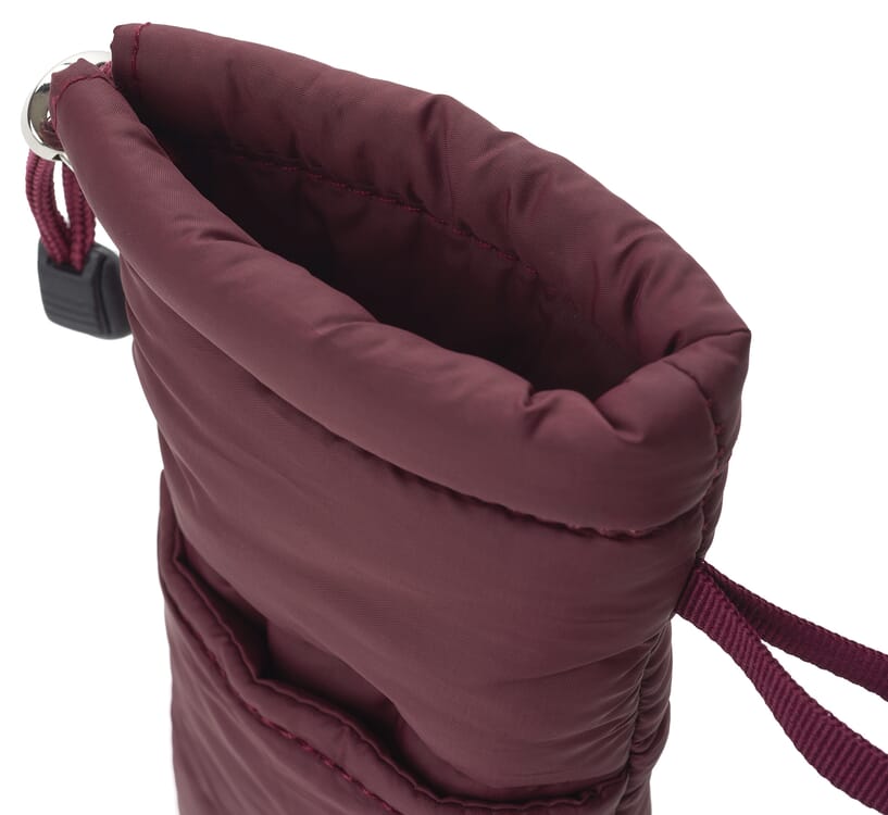 Johans_Puffybag-bordeauxrot-oben Spectacle case Puffy Bag BORDEAUXROT