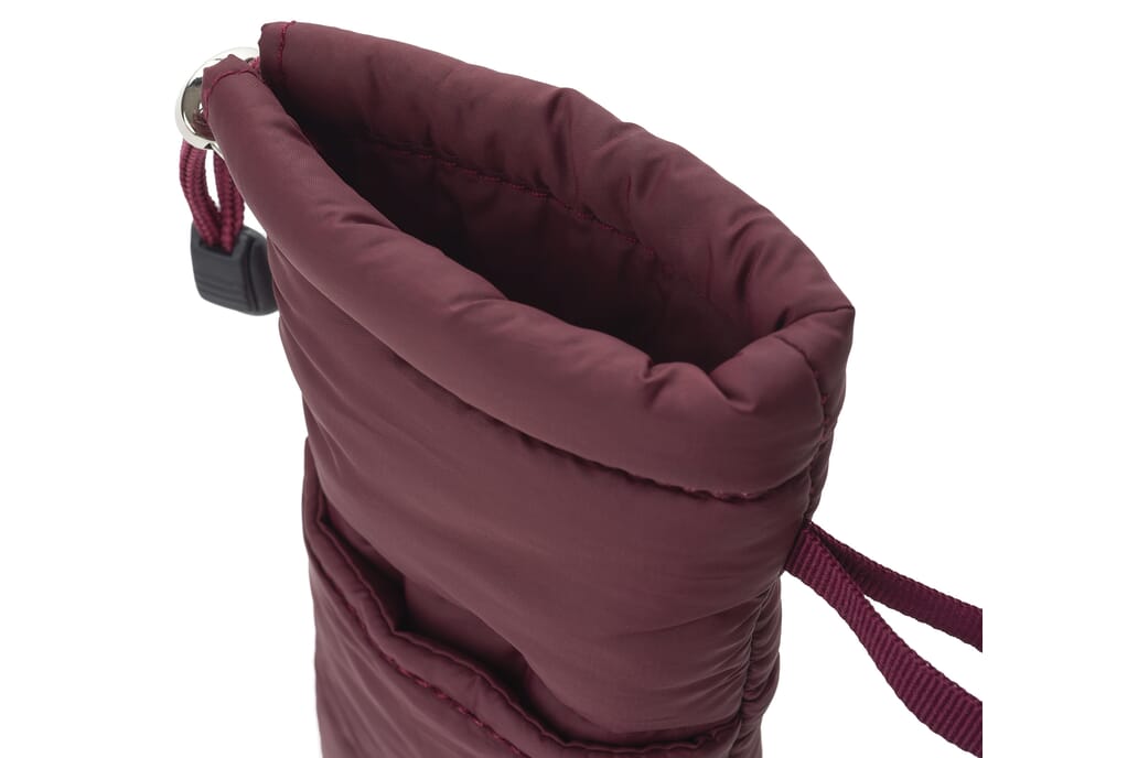 Johans_Puffybag-bordeauxrot-oben Brillenetui Puffy Bag BORDEAUXROT