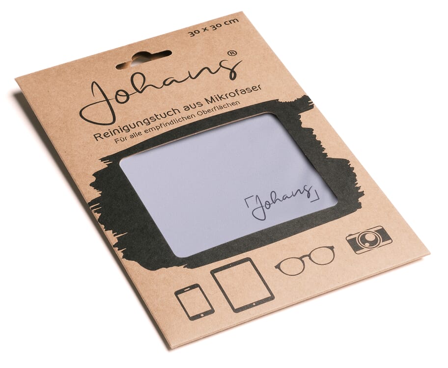 Johans_Tuch-Flieder-verpackung Brillen- und Displaytuch FLIEDER