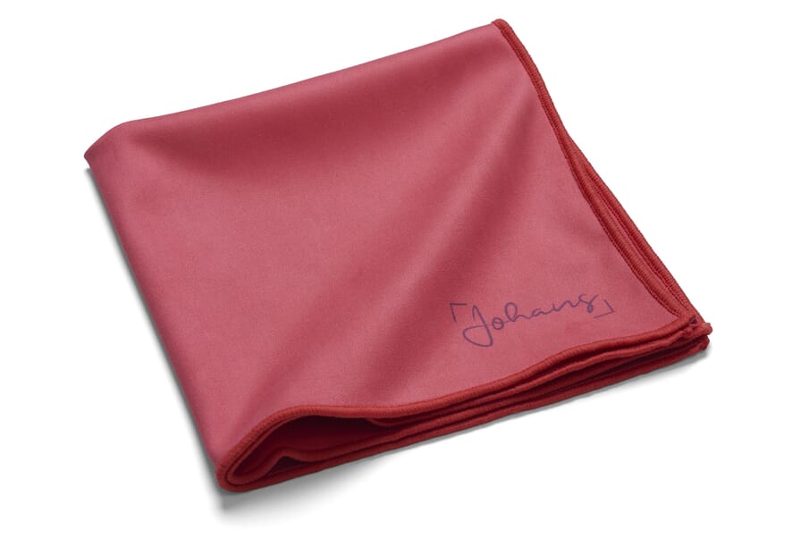 Johans_Tuch-Hibiskusrot-1 Brillen- und Displaytuch HIBISKUSROT