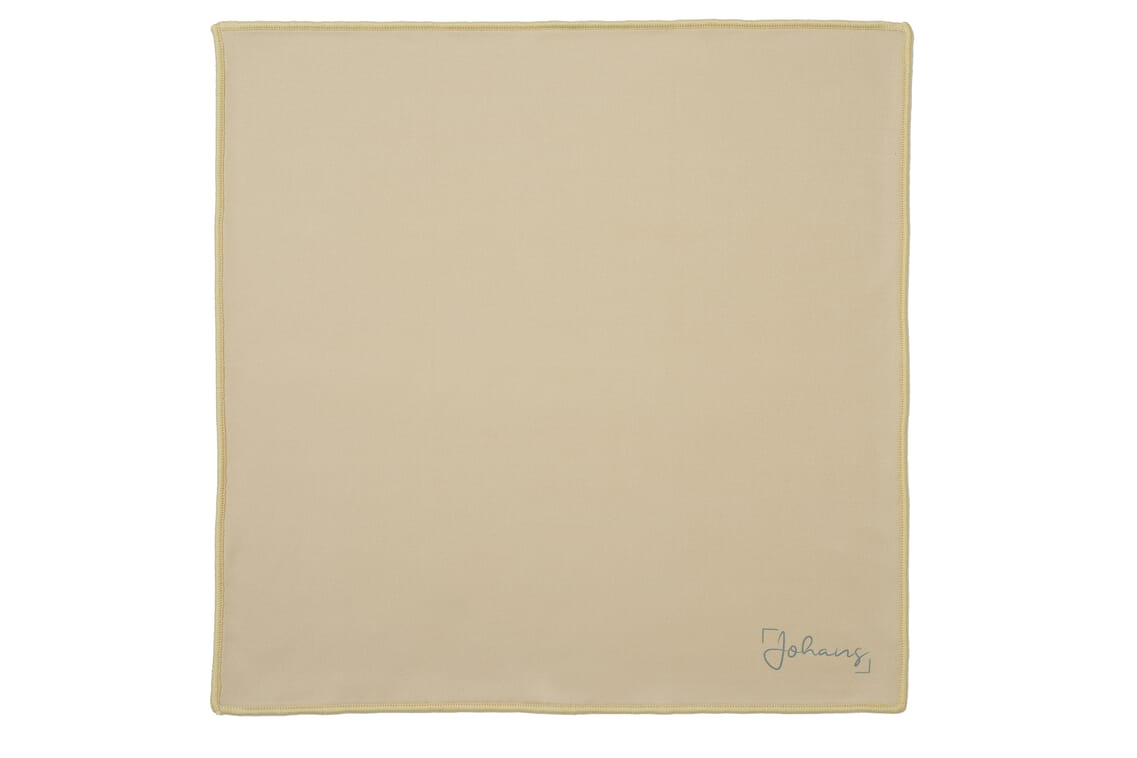 Johans_Tuch-sandgelb-ganz Brillen- und Displaytuch SANDGELB