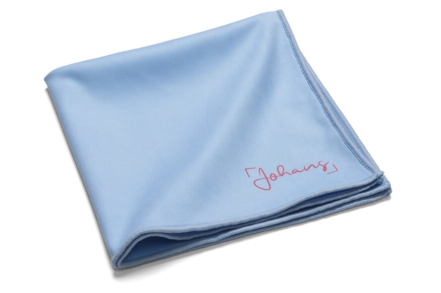 Johans_Tuch_Himmelblau-1 Brillen- und Displaytuch HIMMELBLAU