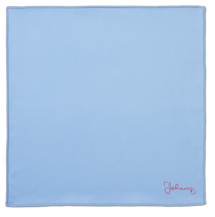 Johans_Tuch_Himmelblau-ganz Brillen- und Displaytuch HIMMELBLAU