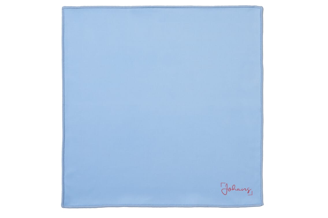 Johans_Tuch_Himmelblau-ganz Brillen- und Displaytuch HIMMELBLAU