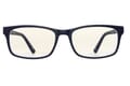 MON-73BLAUFILTER-BLAU_frontal HBLF73 Blaulichtfilter Brille Blau